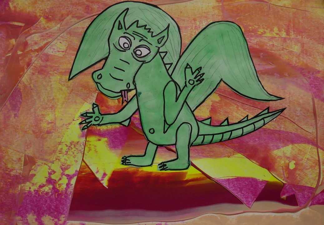 Drache Poldi / Bild
