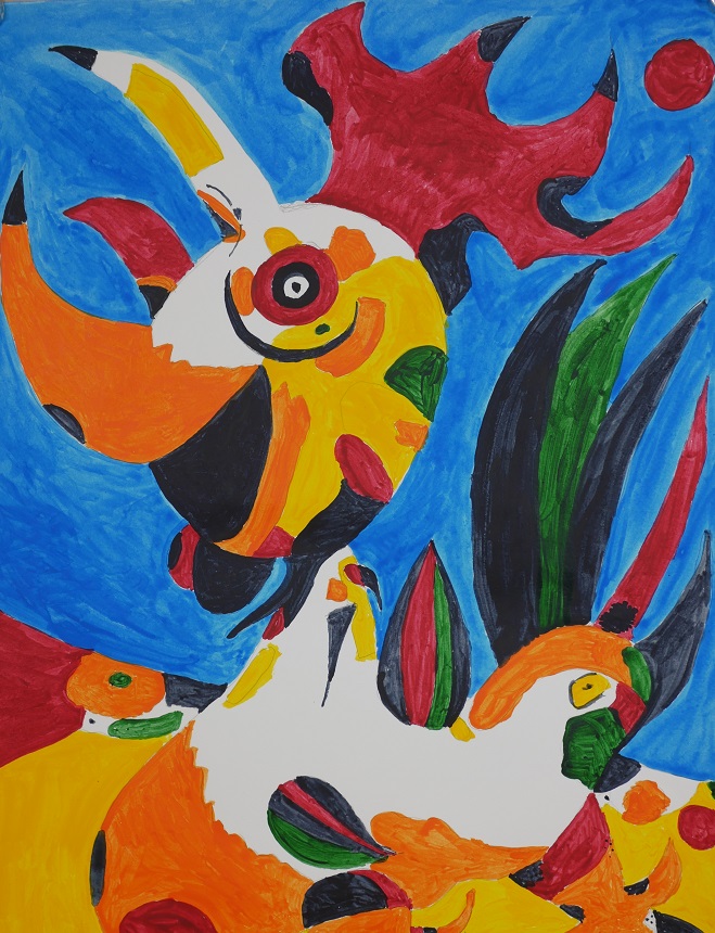 Bunter HahnREMIX / Bild